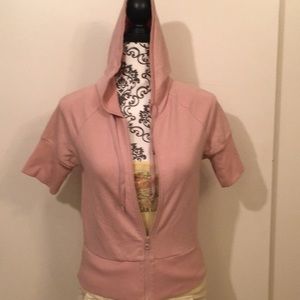 Light weight short sleeve sweatshirt